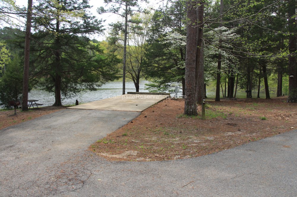 Campsite 48 in Tishomingo State Park Campground at Tishomingo State
